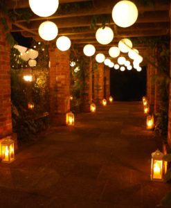 nylon lampionnen entree