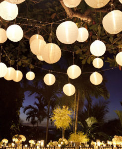 nylon lampionnen decoratie