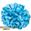 aqua blauwe pompom