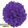 paarse pompon 35cm