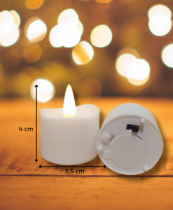 LED kaarsen set met afstandsbediening afmetingen