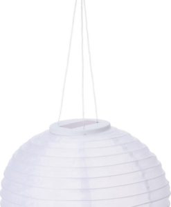 lampion op zonne energie en warm witte verlichting