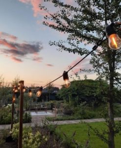 solar lichtsnoer op zonneenergie voor buiten 8 meter 12 lampen