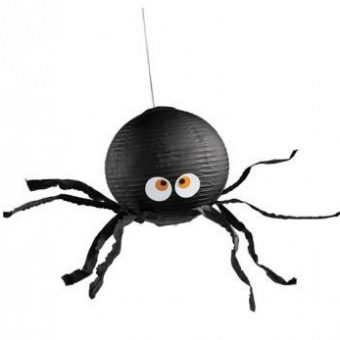 zwarte lampion als spin