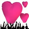 roze hart wensballon