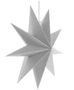 witte kerst ster papier