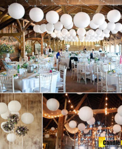 witte lampionnen voordeelpakket