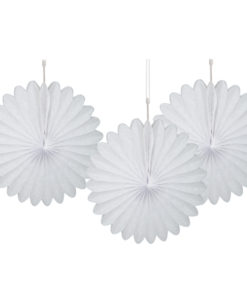Witte Waaier 35cm