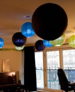 Alternative view of Lampion Donker Blauw Ø 50 cm